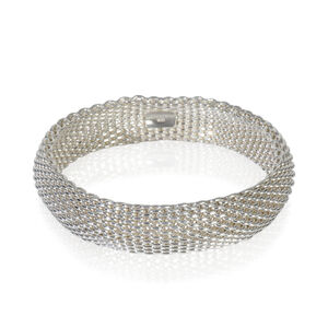 Tiffany & Co. Sterling Silver  Somerset Mesh Bracelet